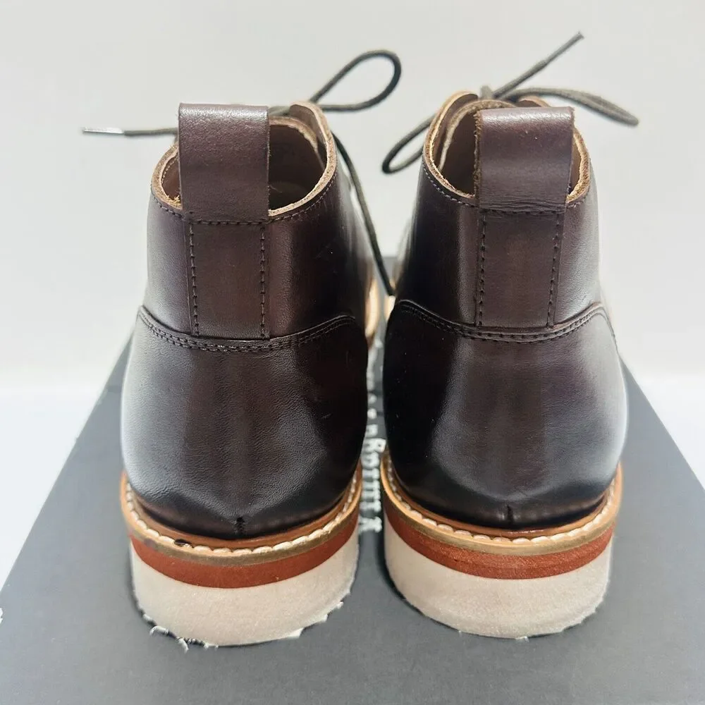 Vintage Foundry Co Lewis VF1668 Mens Size US 10 Chukka Boots Brown Leather Shoes
